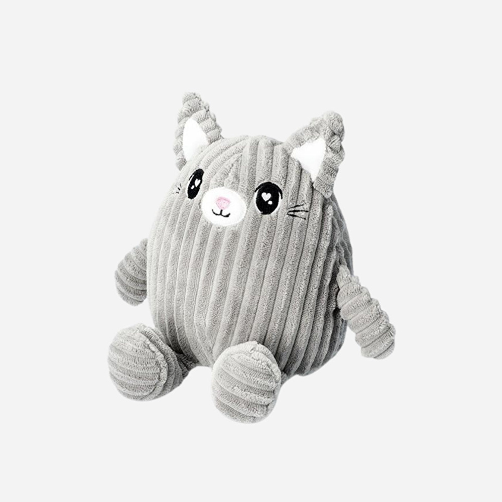 Flying Tiger Copenhagen Kadife Peluş Oyuncak Gri Kedi görseli 1