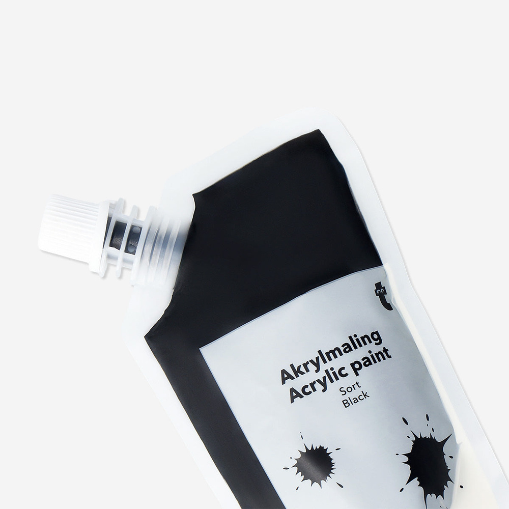 Flying Tiger Copenhagen Siyah Akrilik Boya 80 ml görseli 3
