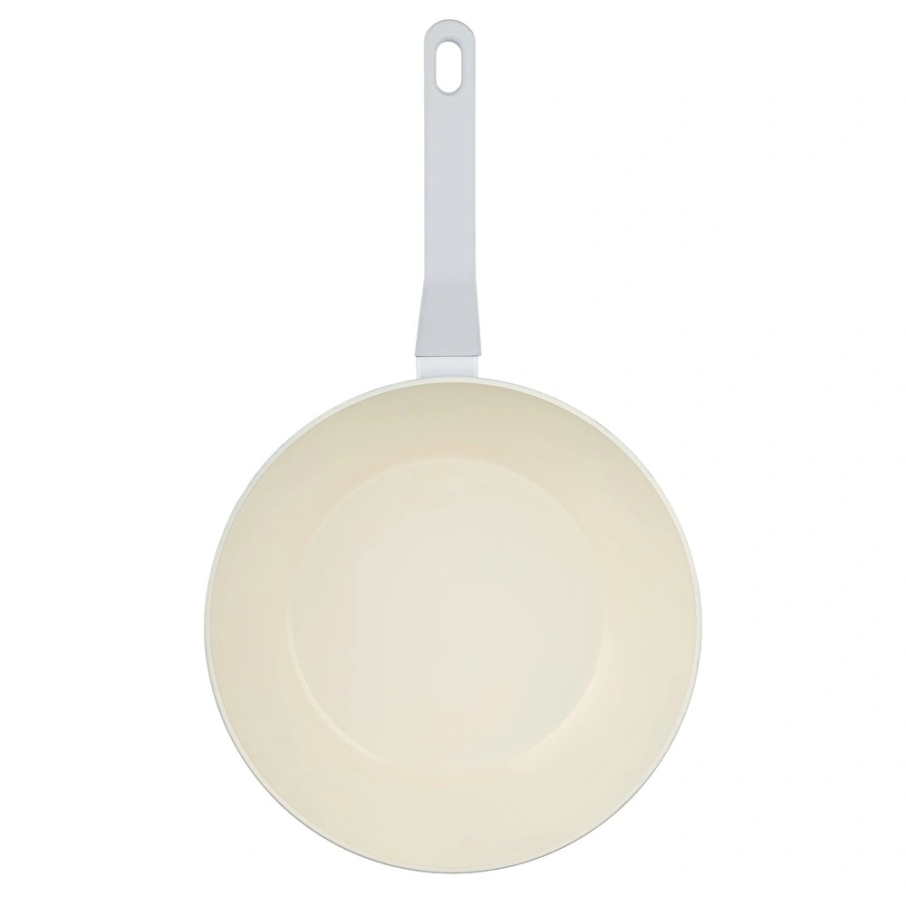 Jumbo Swiss Crystal Light Grey Wok Tava 28 cm görseli 11