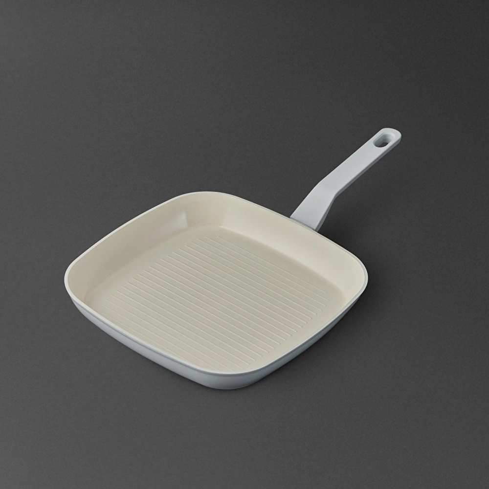 Jumbo Swiss Crystal Light Grey Grill Tava 28 cm görseli 1