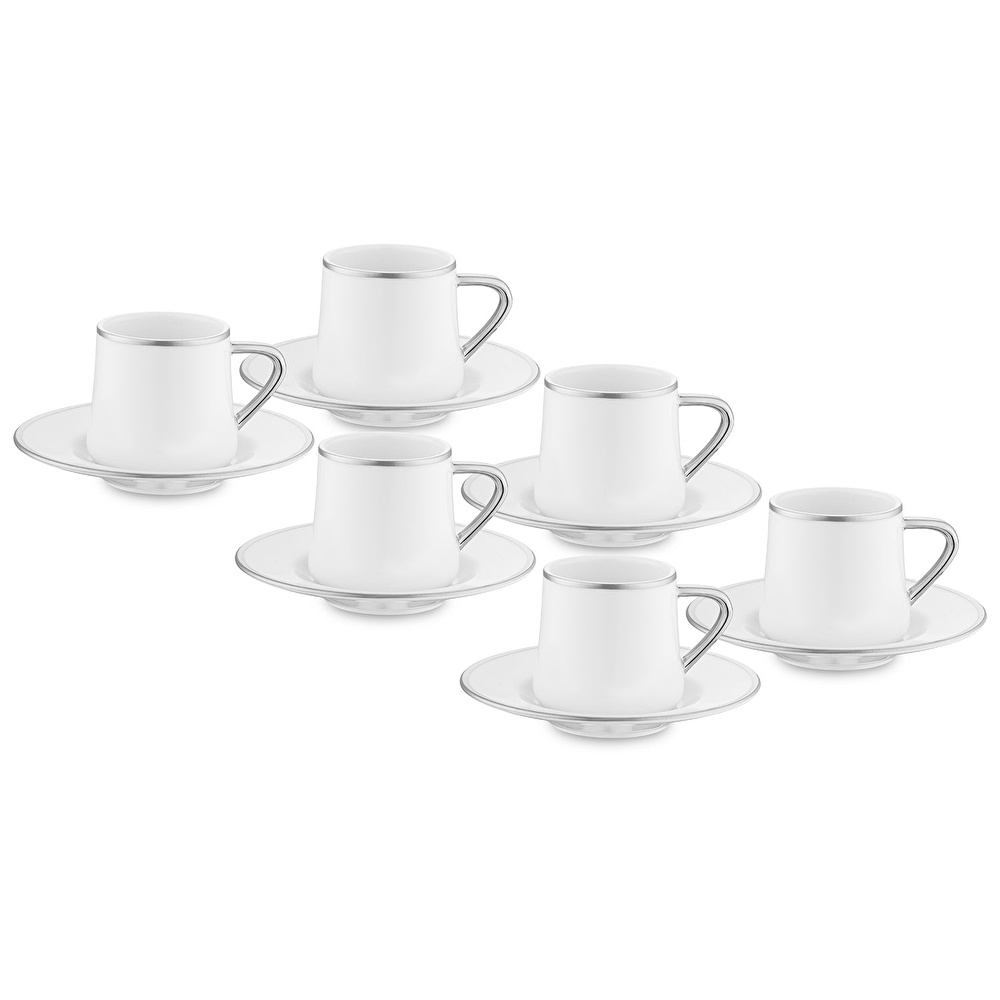 Jumbo Valetta Platin 6 Kişilik Fincan Takımı görseli 10