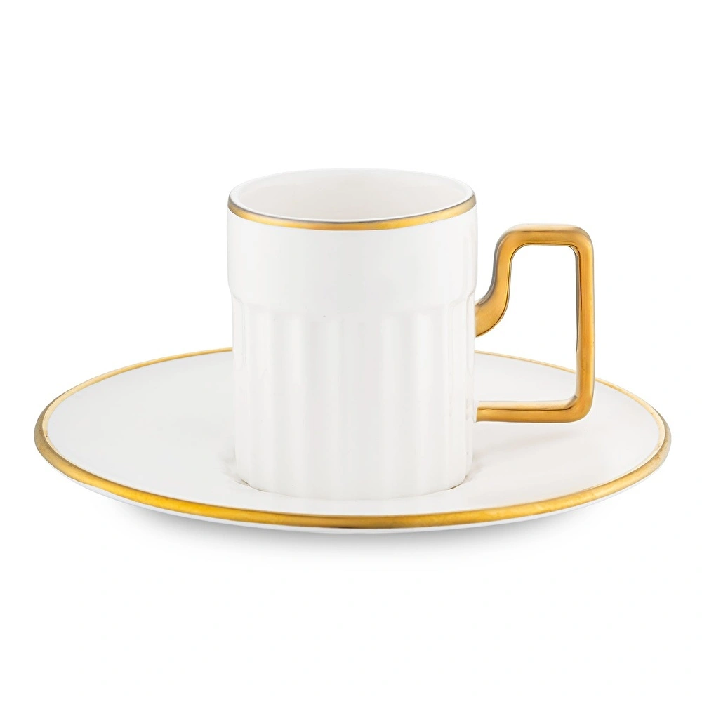 Jumbo Sorin-100 Gold 6 Kişilik Kahve Fincan Takımı görseli 4