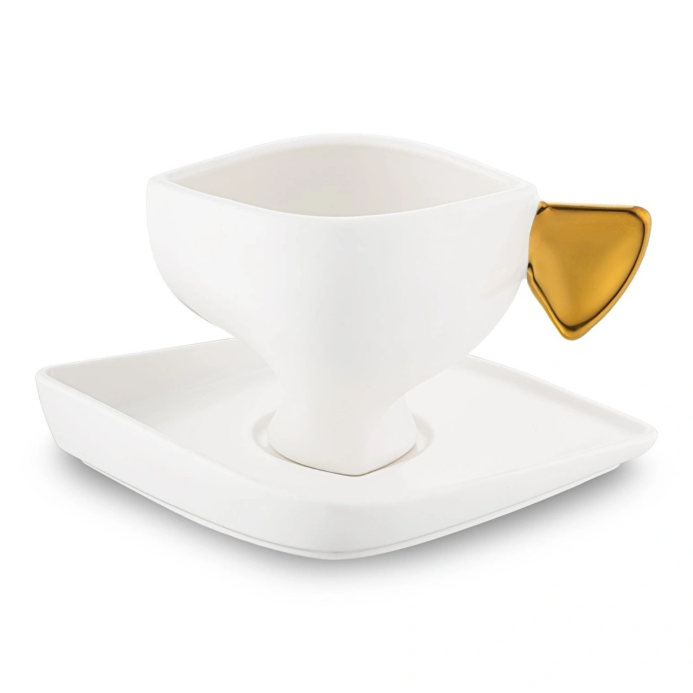 Jumbo Glide Gold 2 Kişilik Kahve Fincan Takımı görseli 4