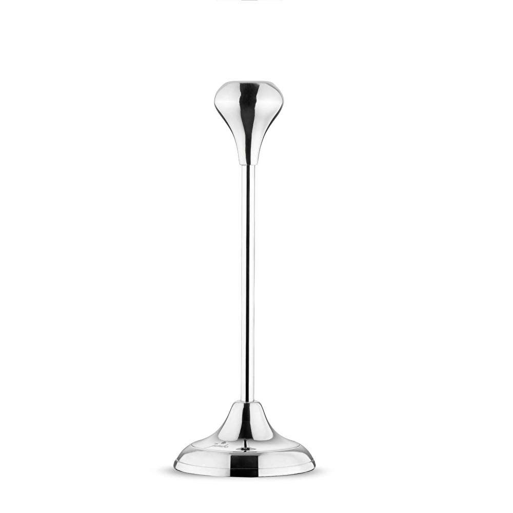 Jumbo Minerva Silver Medium Çelik Şamdan görseli 1