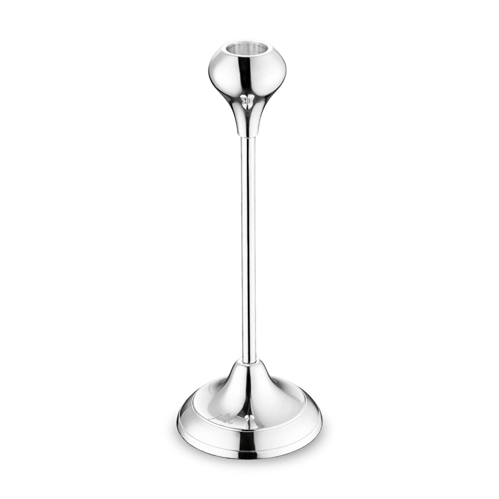 Jumbo Minerva Silver Medium Çelik Şamdan görseli 2