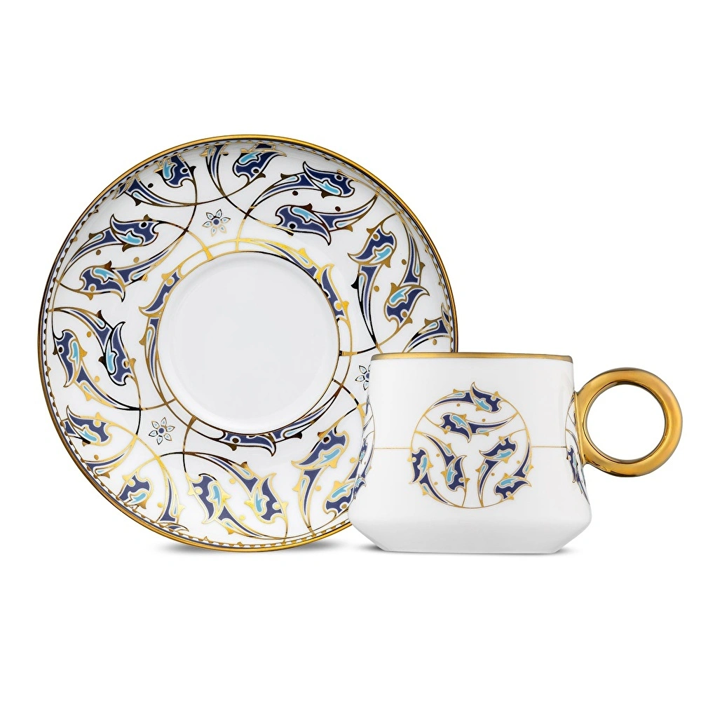 Jumbo Grace Gold 6 Kişilik Kahve Fincan Takımı görseli 3