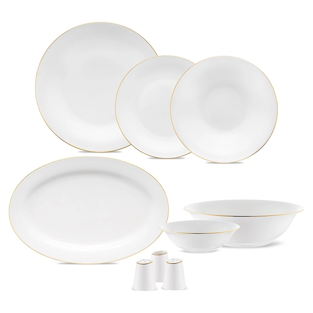 Jumbo Merlem 55 Parça 12 Kişilik Yemek Takımı Gold görseli 6