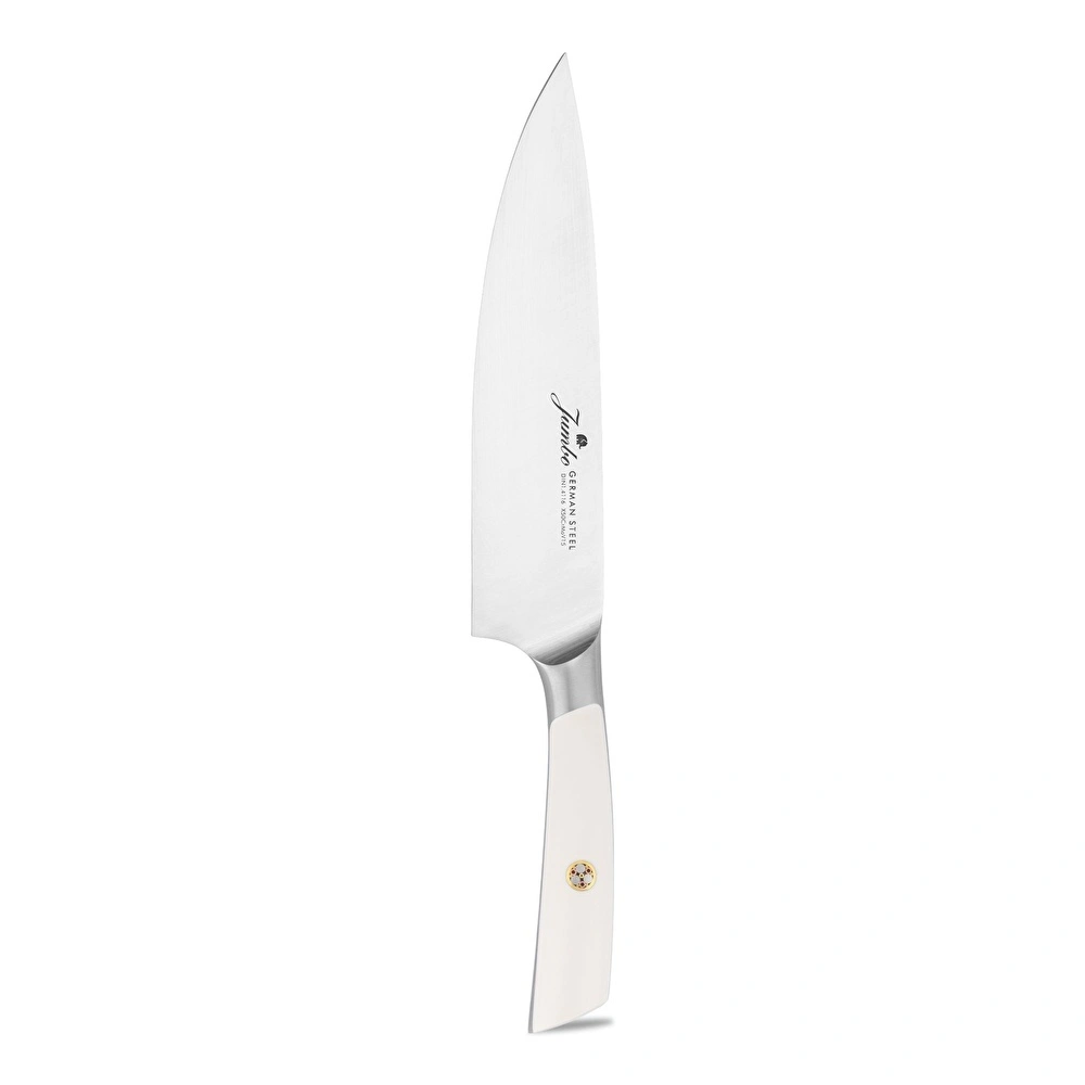 Jumbo Katana Standlı 6 Parça Alman Çeliği Beyaz Bıçak Seti görseli 10