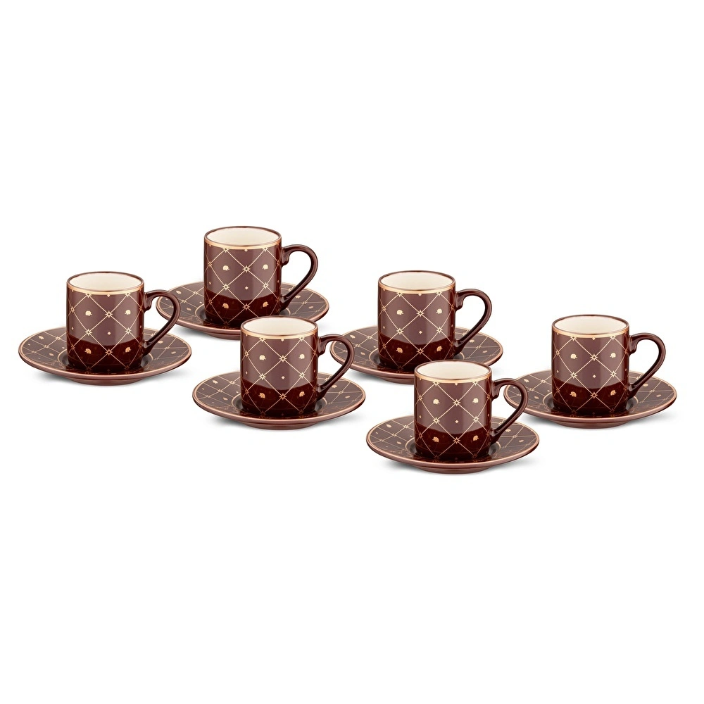 Jumbo Stellar 6 Kişilik Kahve Fincan Takımı görseli 2