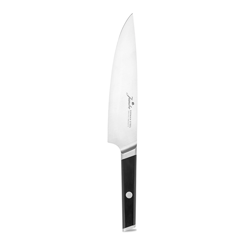 Jumbo Katana Standlı 6 Parça Alman Çeliği Siyah Bıçak Seti görseli 9