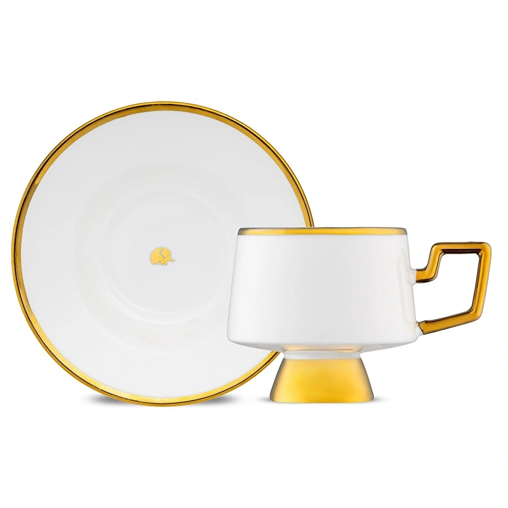 Jumbo Ellmore Gold 6 Kişilik Kahve Fincan Takımı görseli 3