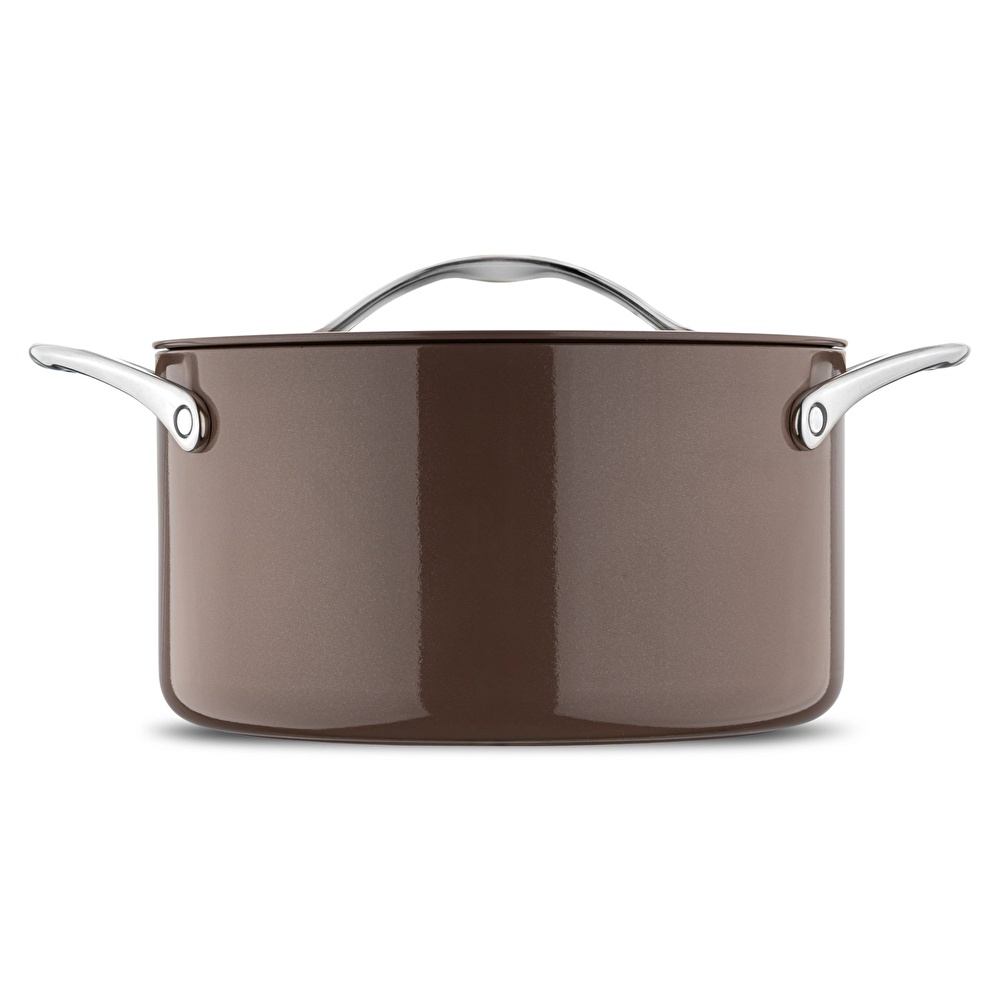 Jumbo Palencia Swiss Crystal Brown 7 Parça Tencere Seti görseli 2