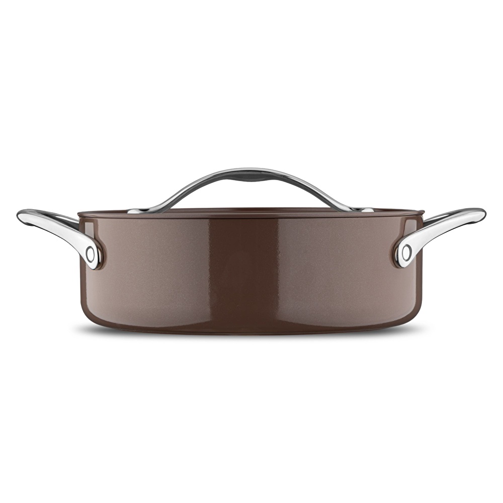 Jumbo Palencia Swiss Crystal Brown 7 Parça Tencere Seti görseli 4