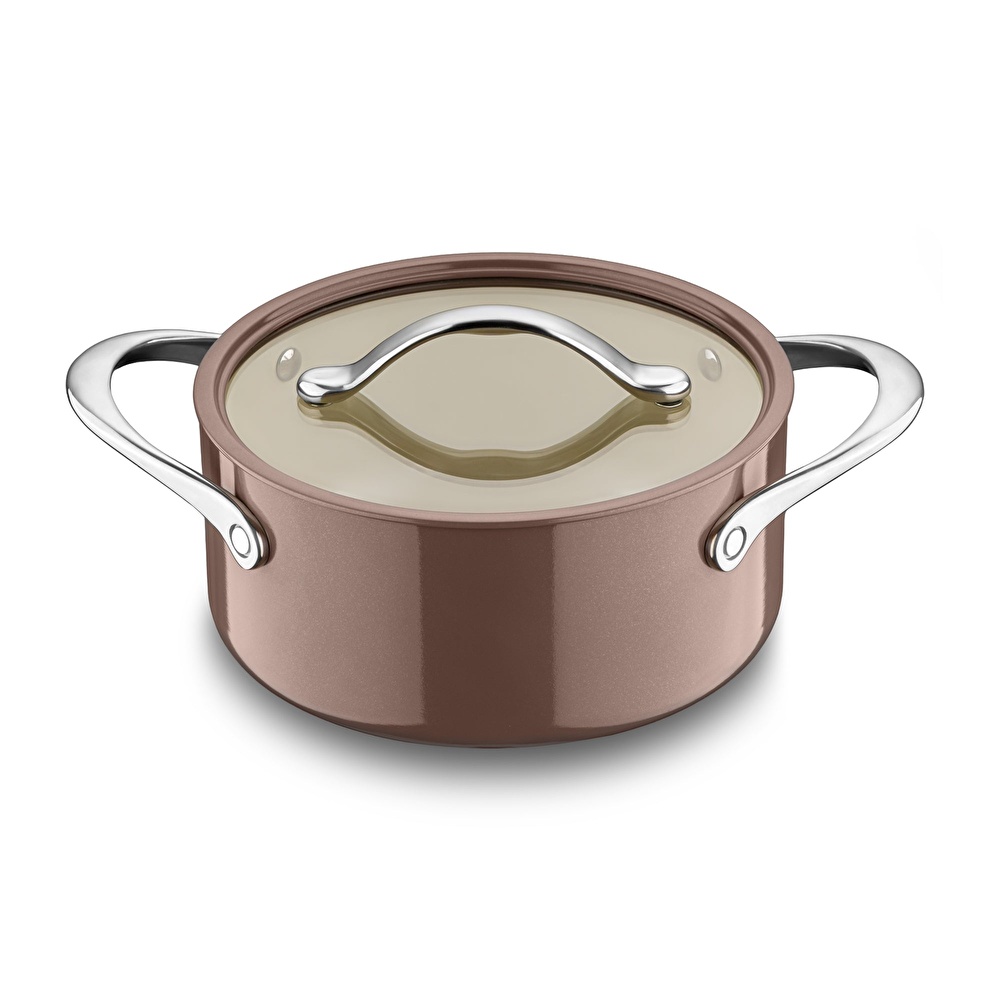 Jumbo Palencia Swiss Crystal Brown 7 Parça Tencere Seti görseli 7