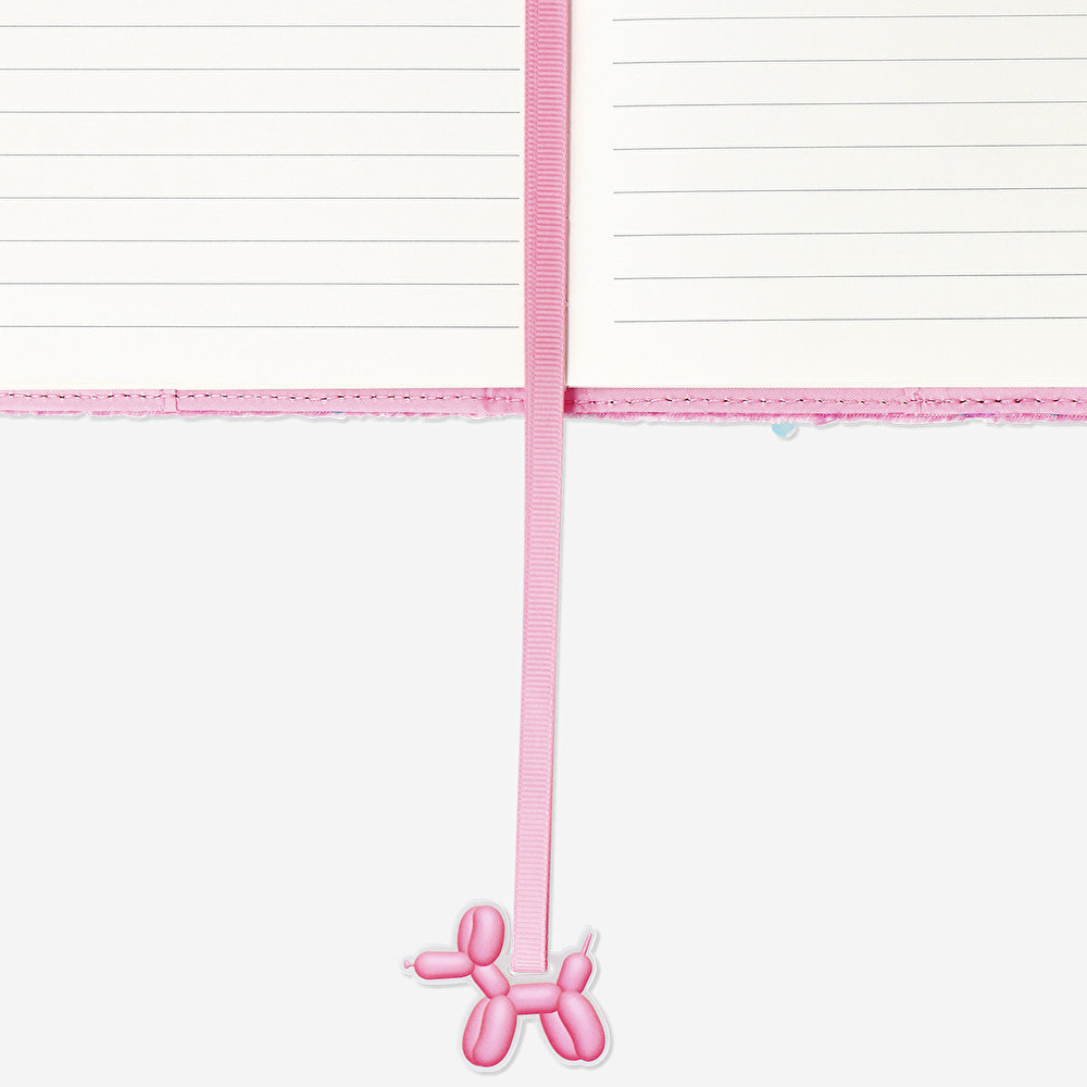 Flying Tiger Copenhagen Pembe Kadife Defter görseli 3