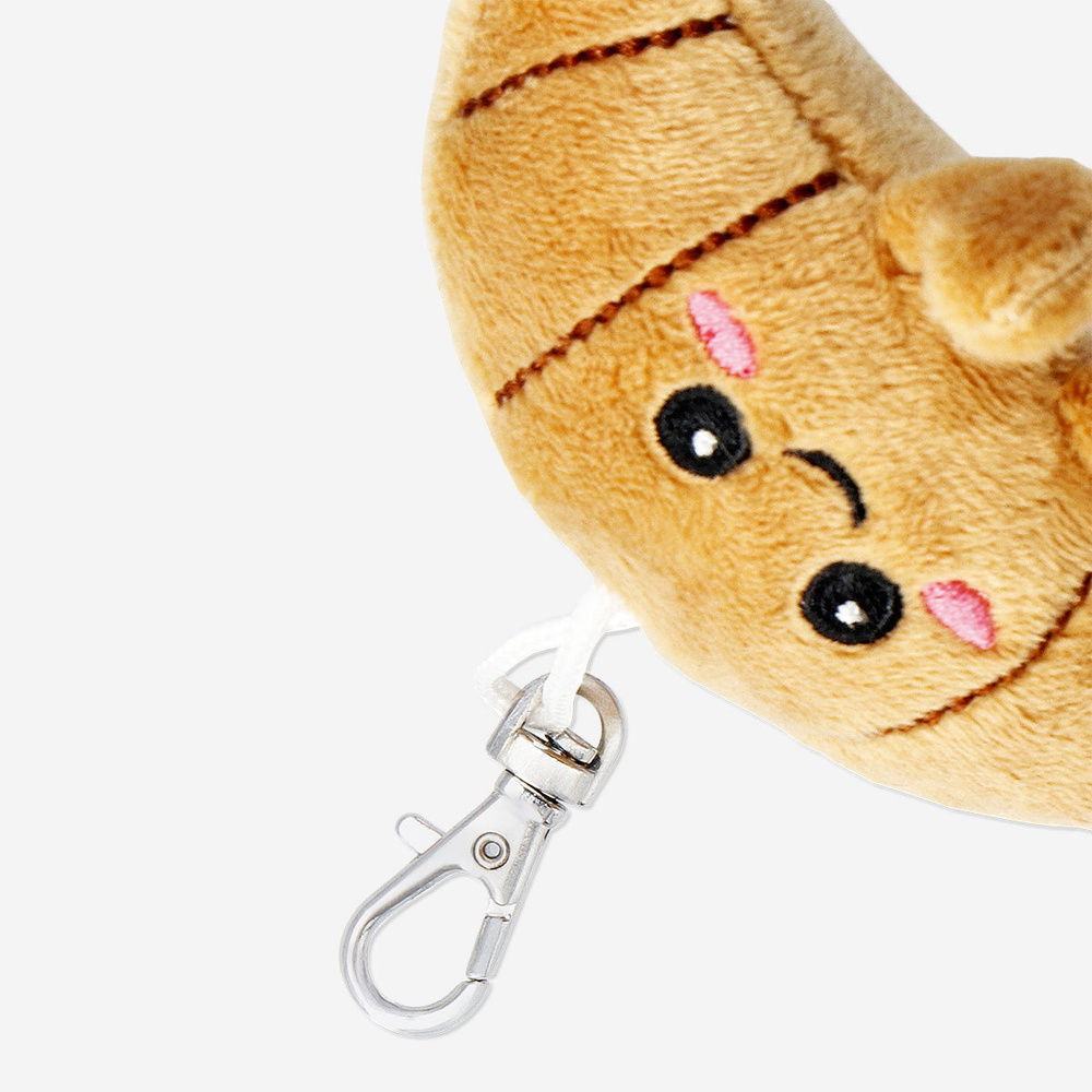 Flying Tiger Copenhagen Kruvasan Şeklinde Peluş Anahtarlık görseli 3
