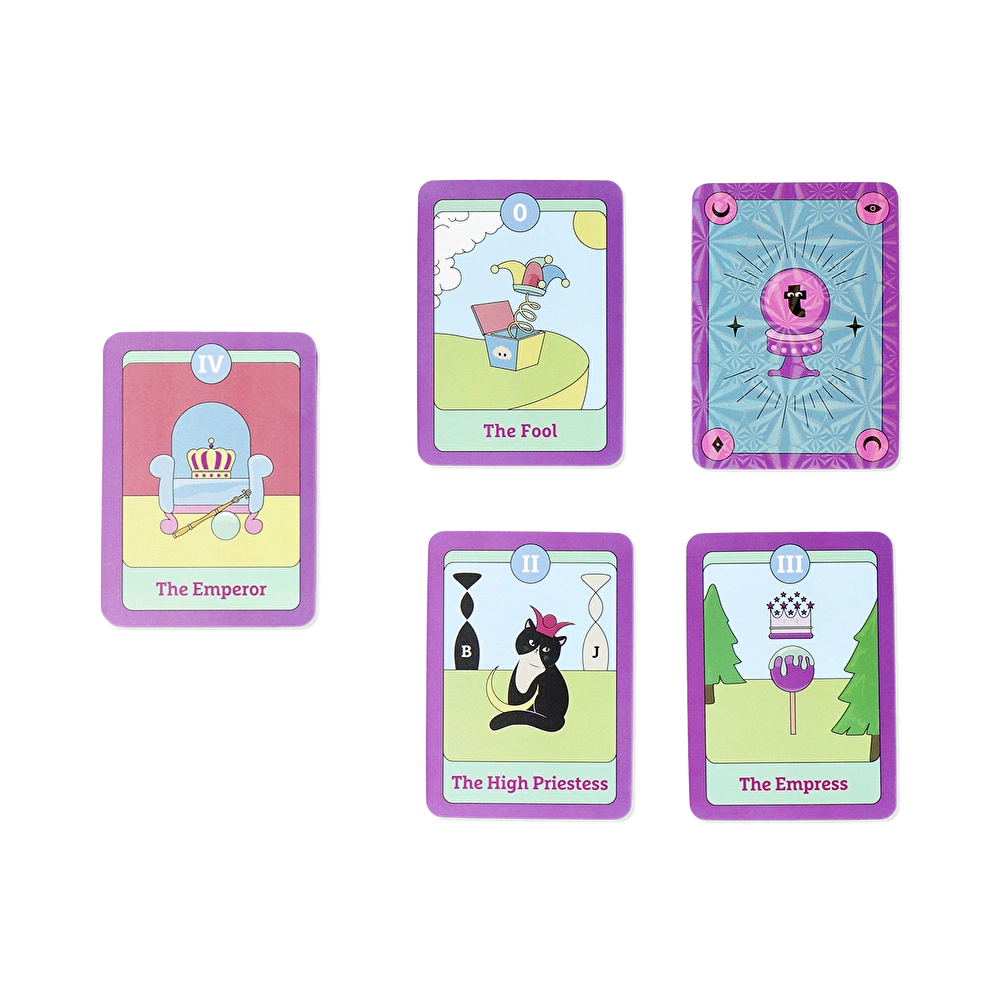 Flying Tiger Copenhagen Çok Renkli Tarot Kartları görseli 5