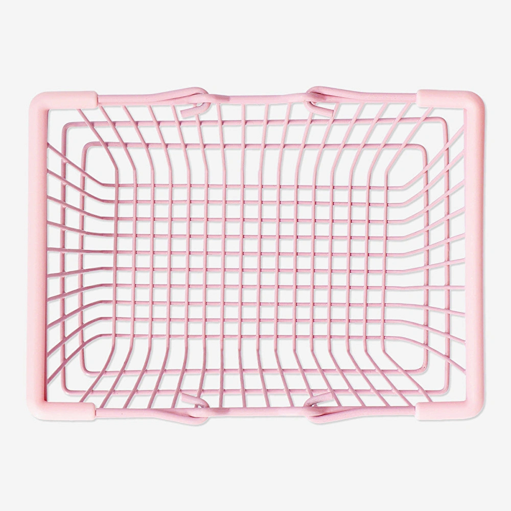Flying Tiger Copenhagen Pembe Mini Alışveriş Sepeti görseli 3