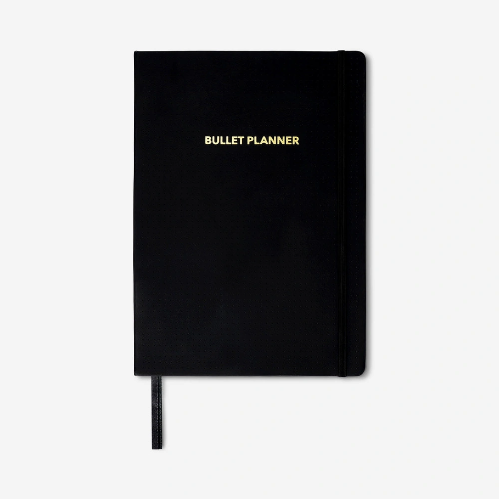 Flying Tiger Copenhagen Siyah A4 Bullet Planlayıcı Defter görseli 1