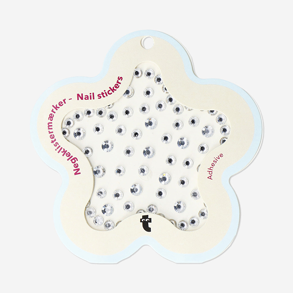 Flying Tiger Copenhagen Kristal Taşlı 3D Tırnak Stickerı görseli 1