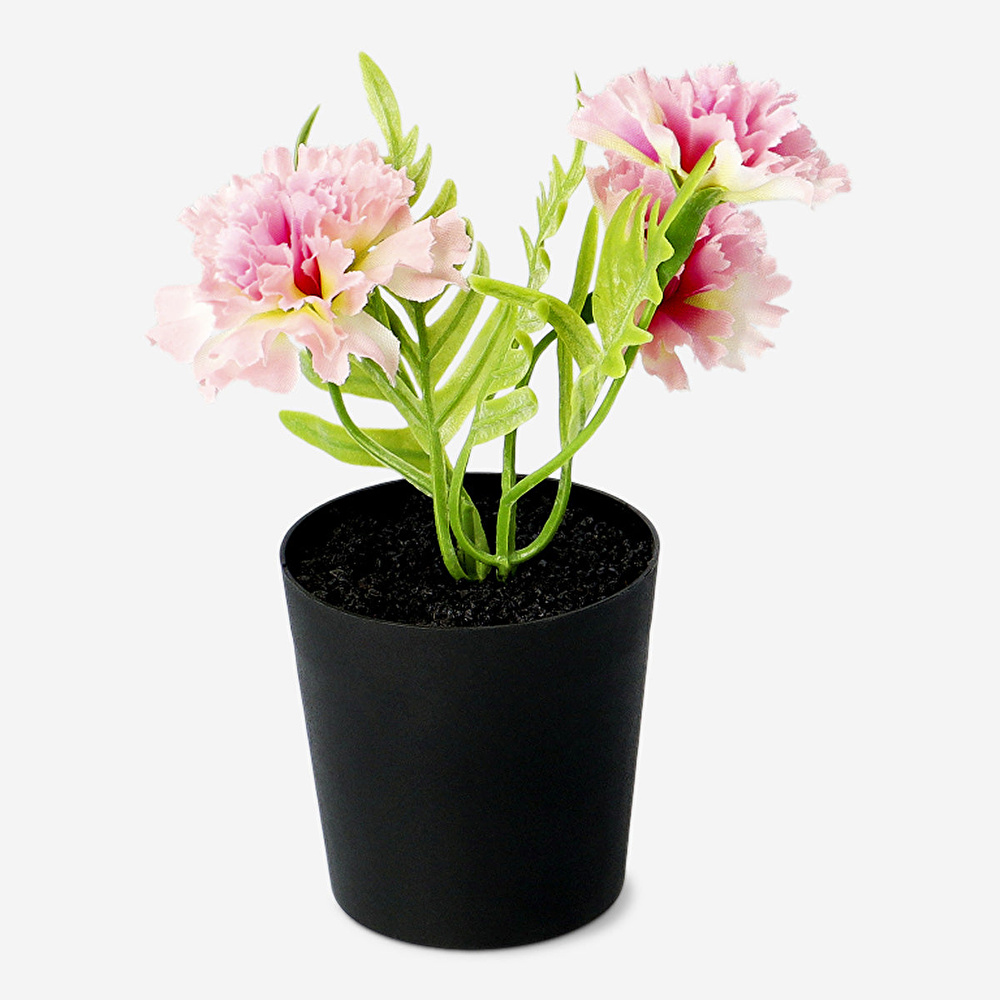 Flying Tiger Copenhagen Saksıda Küçük Pembe Yapay Çiçek görseli 2