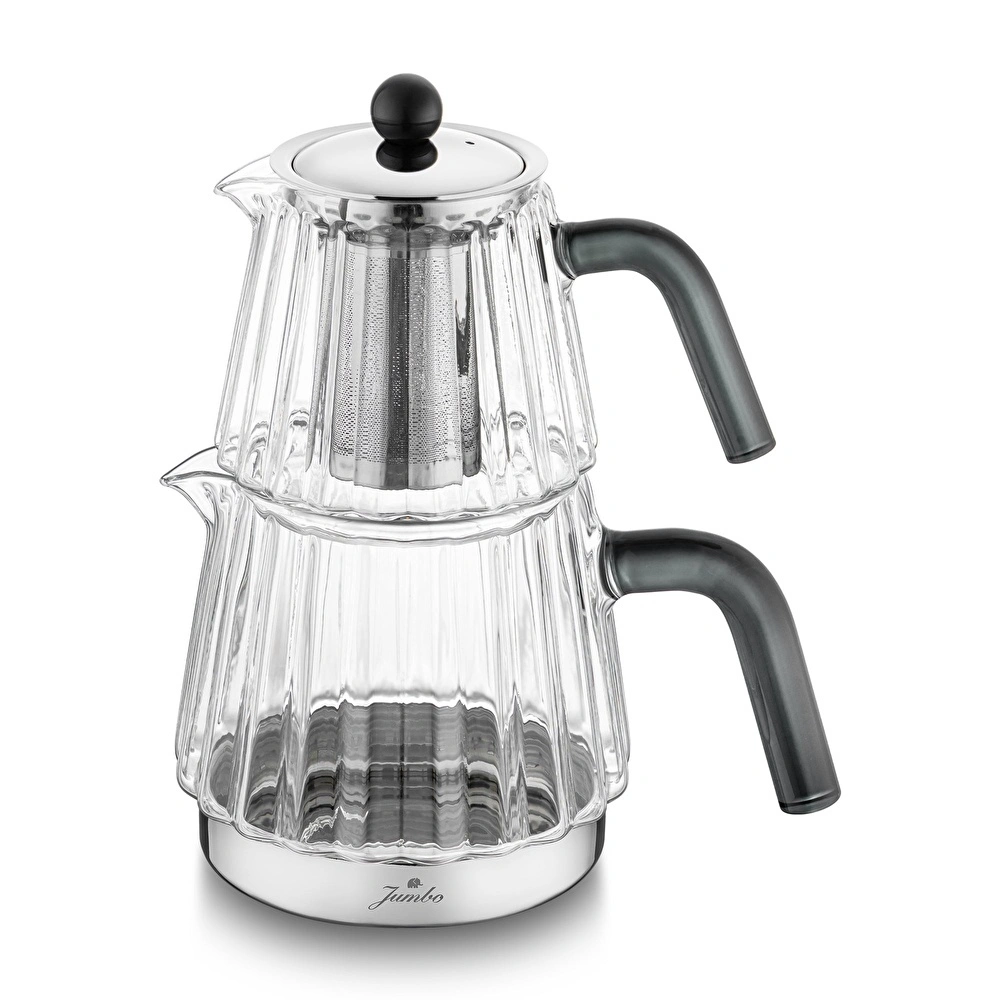 Jumbo Aura Glass İndüksiyon Tabanlı Cam Çaydalık görseli 4