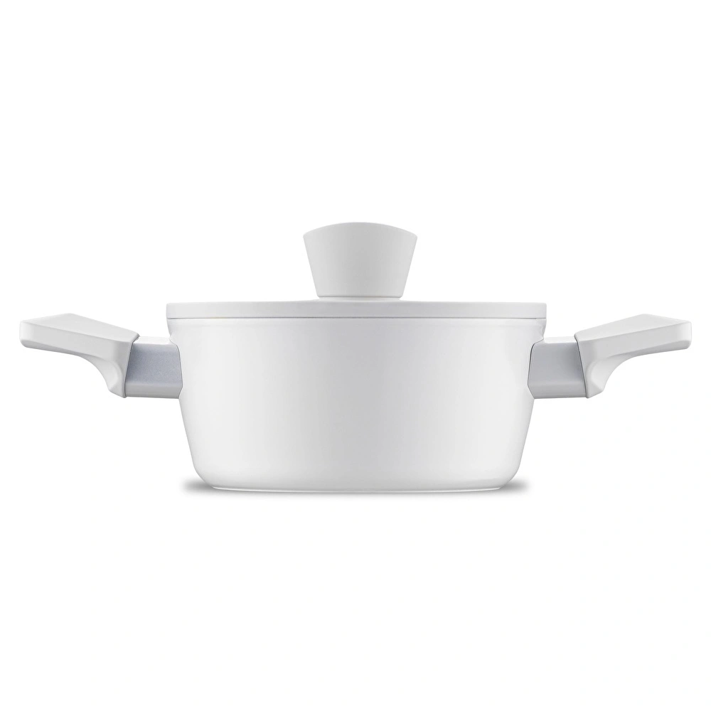 Jumbo Swiss Crystal 6 Parça Light Grey Midi Tencere Seti görseli 11