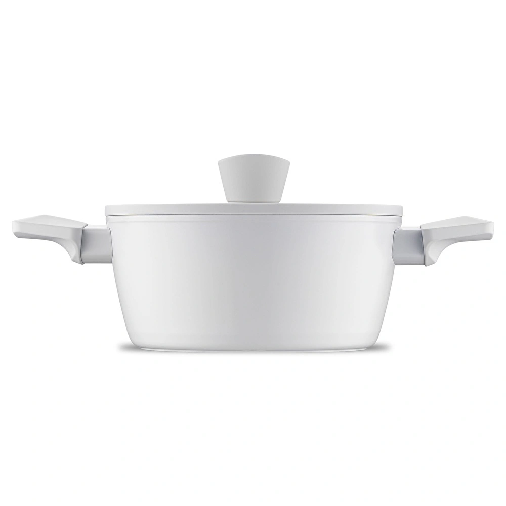 Jumbo Swiss Crystal 6 Parça Light Grey Midi Tencere Seti görseli 9