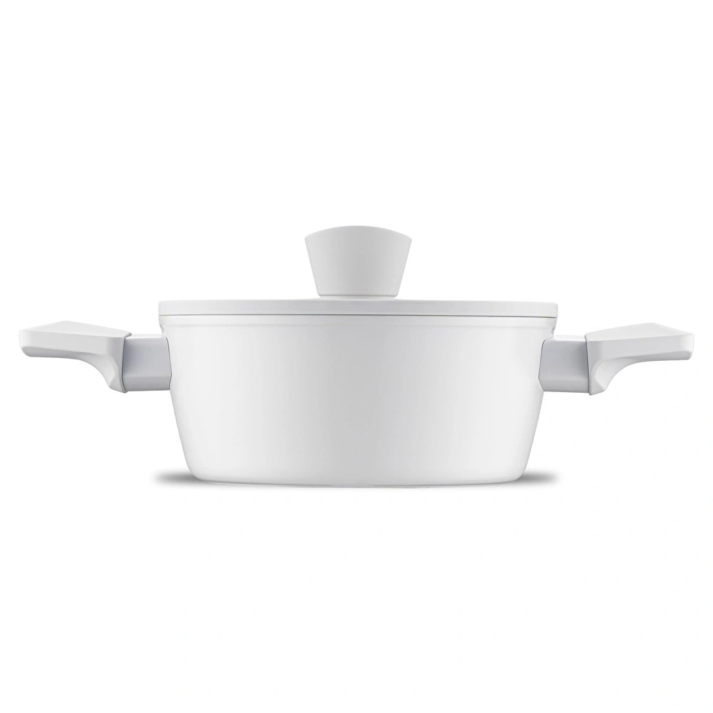 Jumbo Swiss Crystal 6 Parça Light Grey Midi Tencere Seti görseli 10