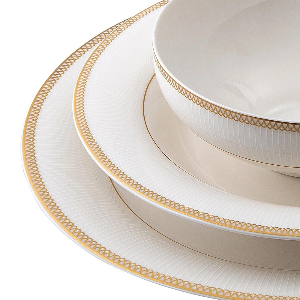 Jumbo Lineda Gold 55 Parça 12 Kişilik Yemek Takımı görseli 12