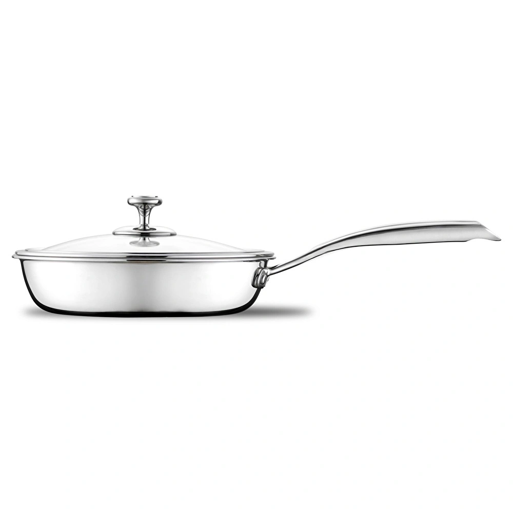 Jumbo Gourmet 3PLY İndüksiyon Tabanlı Çelik Tava 24 cm görseli 4