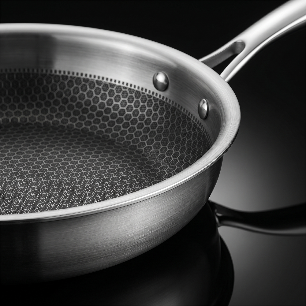 Jumbo Gourmet 3PLY İndüksiyon Tabanlı Çelik Tava 24 cm görseli 5