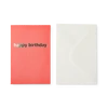 Flying Tiger Copenhagen Pembe Happy Birthday Kart
