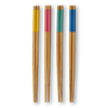 Flying Tiger Copenhagen 4'lü Çok Renkli Bambu Chopstick Seti