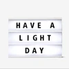 Flying Tiger Copenhagen Siyah Çerçeveli ve Harfli A4 Led Işıklı Pano