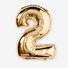 Flying Tiger Copenhagen 2 Numaralı Gold Folyo Balon