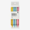 Flying Tiger Copenhagen 4'lü İnce Pastel Fosforlu Kalem Seti