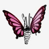 Flying Tiger Copenhagen Pembe Metal Kelebek Şeklinde Saksı Süsü