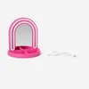 Flying Tiger Copenhagen Pembe LED Işıklı Masa Aynası