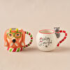 Karaca New Year Yılbaşı Animal Dog & Cat 2'li Mug Seti