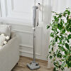 Homend Dustroyer 1272H 2 in 1 Metal Borulu Kablolu Dikey Süpürge Beyaz Gri