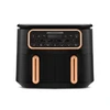 Karaca Air Pro Cook Duo Ev Yemeği XXXL 8 Litre Airfryer Black Copper 8 Kişilik