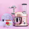 Emsan Bella Gusto Maxi Golden Pink Kıyma Çekme /Sucuk-Sosis/İçli Köfte Aparatlı/Smooth Hazneli Hamur Yoğurma Makinesi 1300W 5L