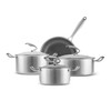 Karaca Powersteel 5Ply 316+ İndüksiyon Tabanlı 7 Parça Çelik Tencere Seti