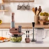 Karaca Mastermaid Prosteel Uzun Blender Ayaklı 6 Bıçaklı Cam Mutfak Robotu 2500W Rosegold