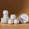 Karaca Streamline Saturn 6 Kişilik Kahve Fincanı Takımı 100 ml Platin 