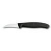 Victorinox Soyma Bıçağı Sivri Uçlu Siyah 6 cm