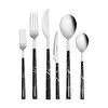 Karaca Leda Siyah 6 Kişilik 36 Parça Çatal Kaşık Bıçak Takımı