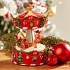 Karaca Home New Year Yılbaşı Carousel Müzikli Obje 15 cm