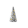 Karaca Home New Year Yılbaşı Tree Led Işıklı Obje Silver 8,4x17cm